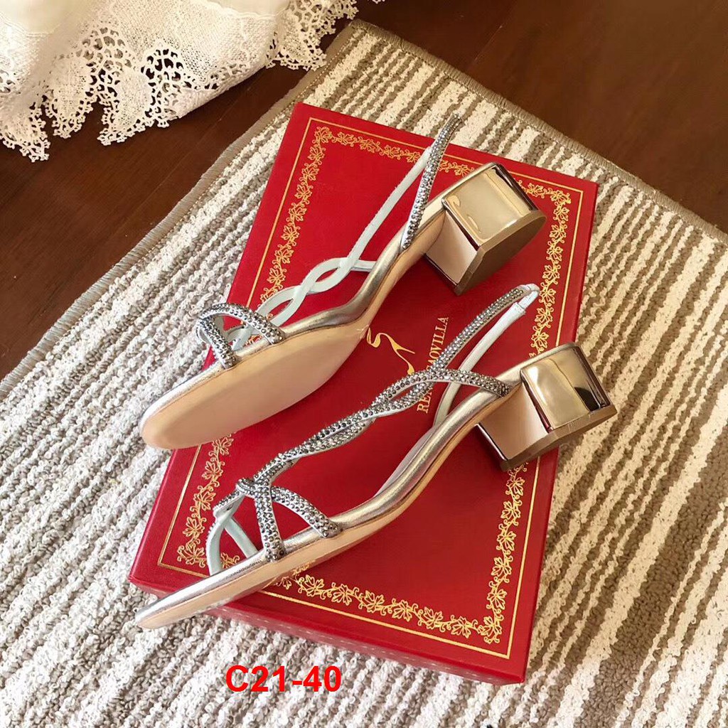 C21-40 Rene Caovilla RC sandal cao 5cm siêu cấp
