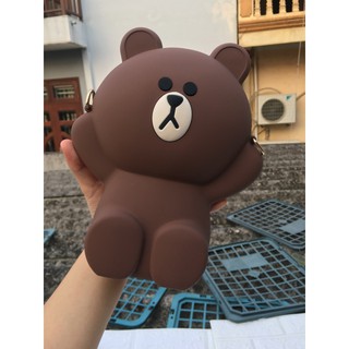 Túi Gấu Brown Silicon Siêu Dễ Thương