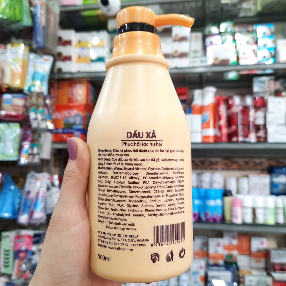 Dầu xả phục hồi tóc hư tổn Kella Revitalizing Conditioner 500ml