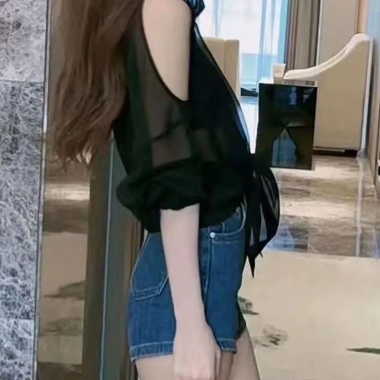 Áo Khoác Cardigan Chiffon Mỏng Chống Nắng Dáng Rộng Đính Ngọc Trai Phong Cách Hàn Quốc Thời Trang Mùa Hè Mới