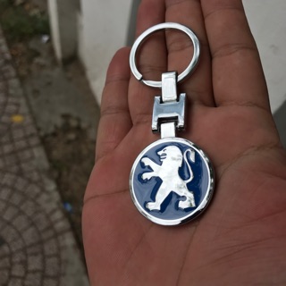 Móc khoá logo xe hơi Peugeot cao cấp