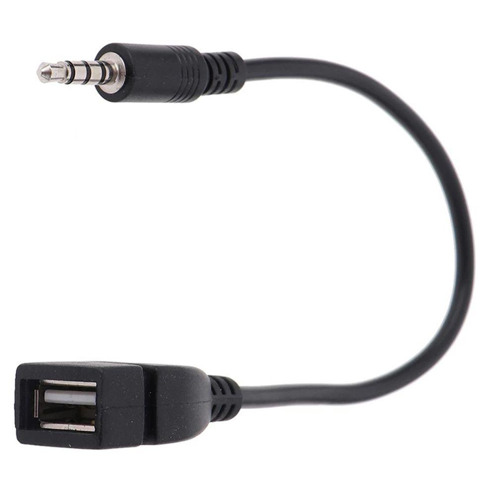 Bộ 4 Dây Cáp Âm Thanh Nối Dài Cổng USB Cho Xe Hơi