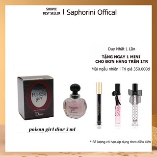 Nước hoa dior poison girl chính hãng lưu hương trên 16h bản edt 5ml