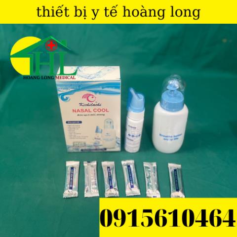 Bình Rửa Mũi NASAL COOL + 6 Gói Muối Và 1 Bình Xịt Mũi