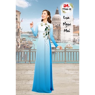 Vải áo dài in 3D 4035