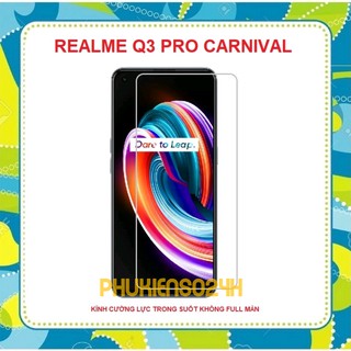 Kính Cường Lực thường Trong Suốt Không Full Màn Realme Q3 Pro Carnival