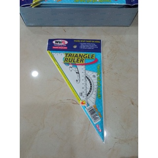 Thước nhựa Eke Winq No.06 (Bộ 2 thước eke)