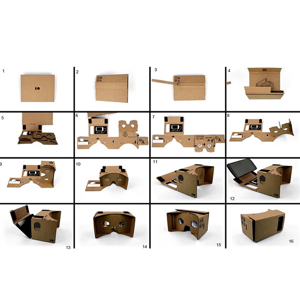 Kính thực tế ảo Google Cardboard 3D dành cho kính thực tế ảo VR BOX mã TGI89