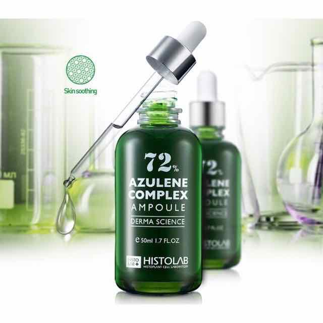 Tinh Chất Serum Giảm Ngừa Mụn Histolab  Azulene Complex Ampoule 72% Kiểm Soát Điều Tiết Bã Nhờn, Kích Ứng