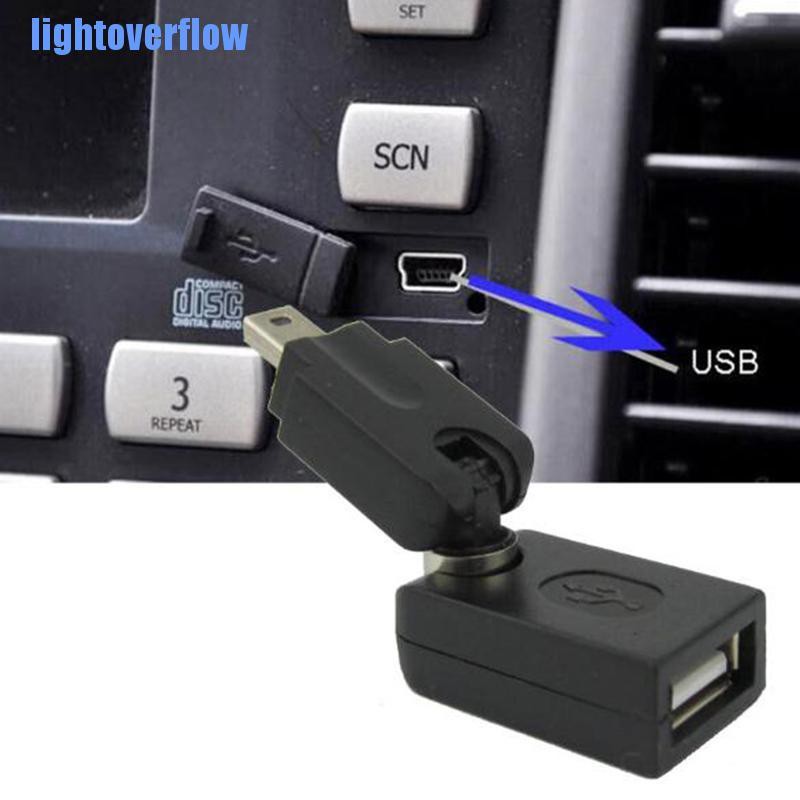 Đầu Chuyển Đổi Kết Nối Usb Otg Mp3 Cho Xe Hơi Đen | BigBuy360 - bigbuy360.vn