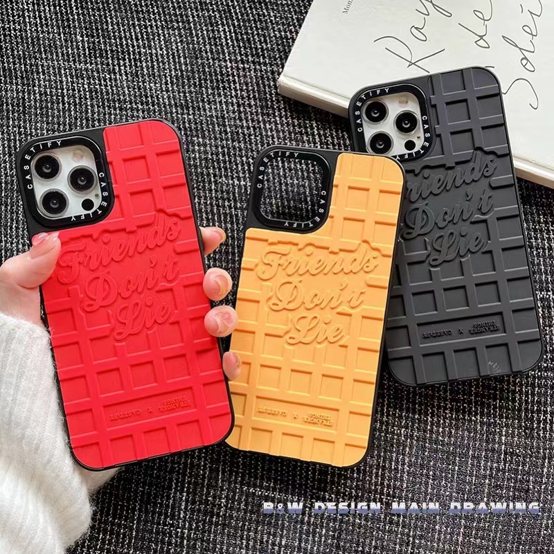 Ốp Điện Thoại Silicon Họa Tiết Bánh Waffle 3D Đơn Giản Chống Sốc Cho iPhone 13 12 11 Pro MAX XR X XS MAX 6 6s 7 8 Plus