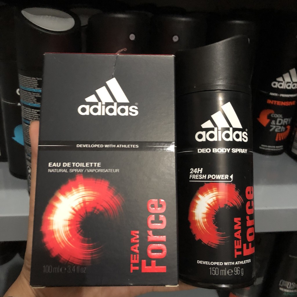 [Siêu Rẻ]Bộ nước hoa + xịt khử mùi nam Adidas Team Force