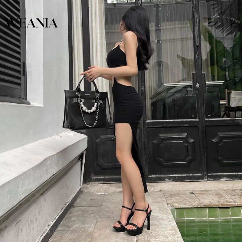 Đầm Body Thiết Kế Hở Lưng Quyến Rũ