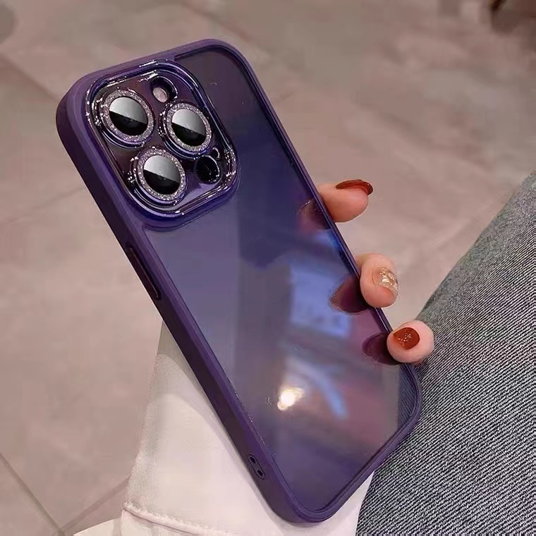 Ốp Điện Thoại iPhone 14 13 Pro max 14 plus case ốp lưng điện thoại i phone 14 promax silicon Cứng Trong Suốt Lấp Lánh Chống Sốc Chất Lượng Cao Cho iP 14 plus 13 Pro max