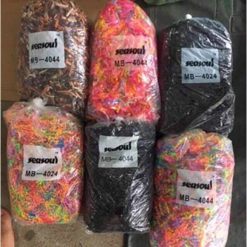 SỈ 1 CÂN CHUN BUỘC TÓC TRẺ EM.LOẠI DAI CÓ 3 MÀU