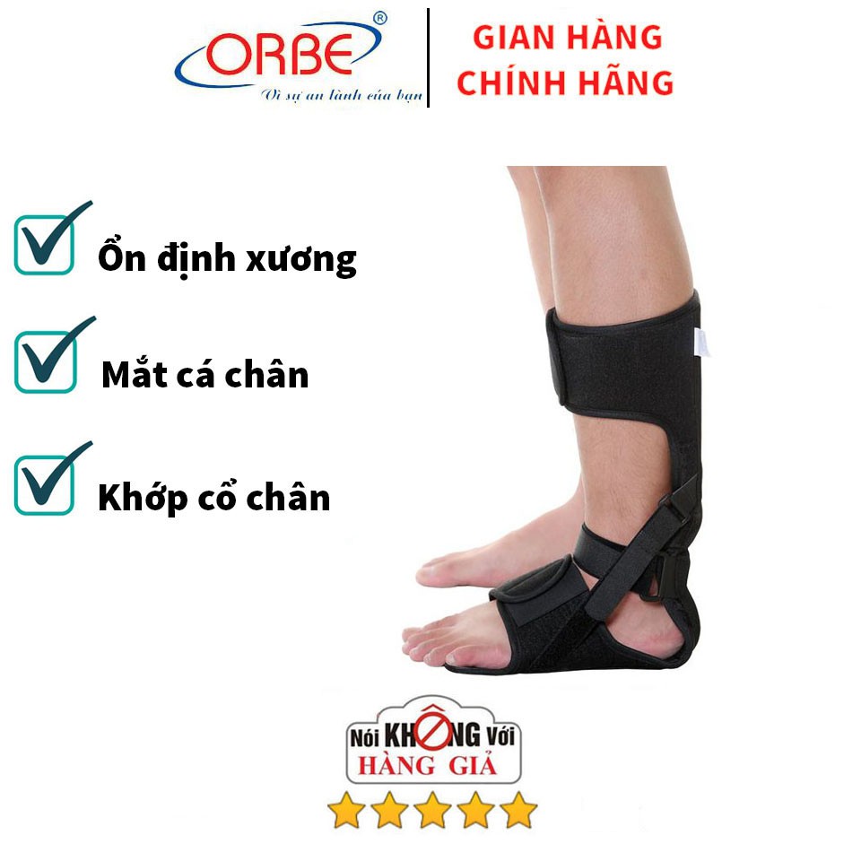 Nẹp đệm ngắn ORBE H1 hỗ trợ ổn định xương, khớp cổ chân, mắt cá chân