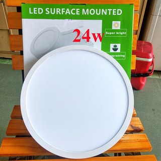 Đèn led ốp trần tròn - nổi 24w ánh sáng trắng - tròn - nổi 24w