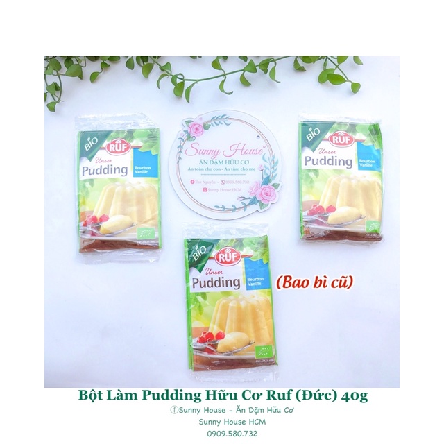 Bột pudding hữu cơ Ruf Đức 40g (bao bì mới)