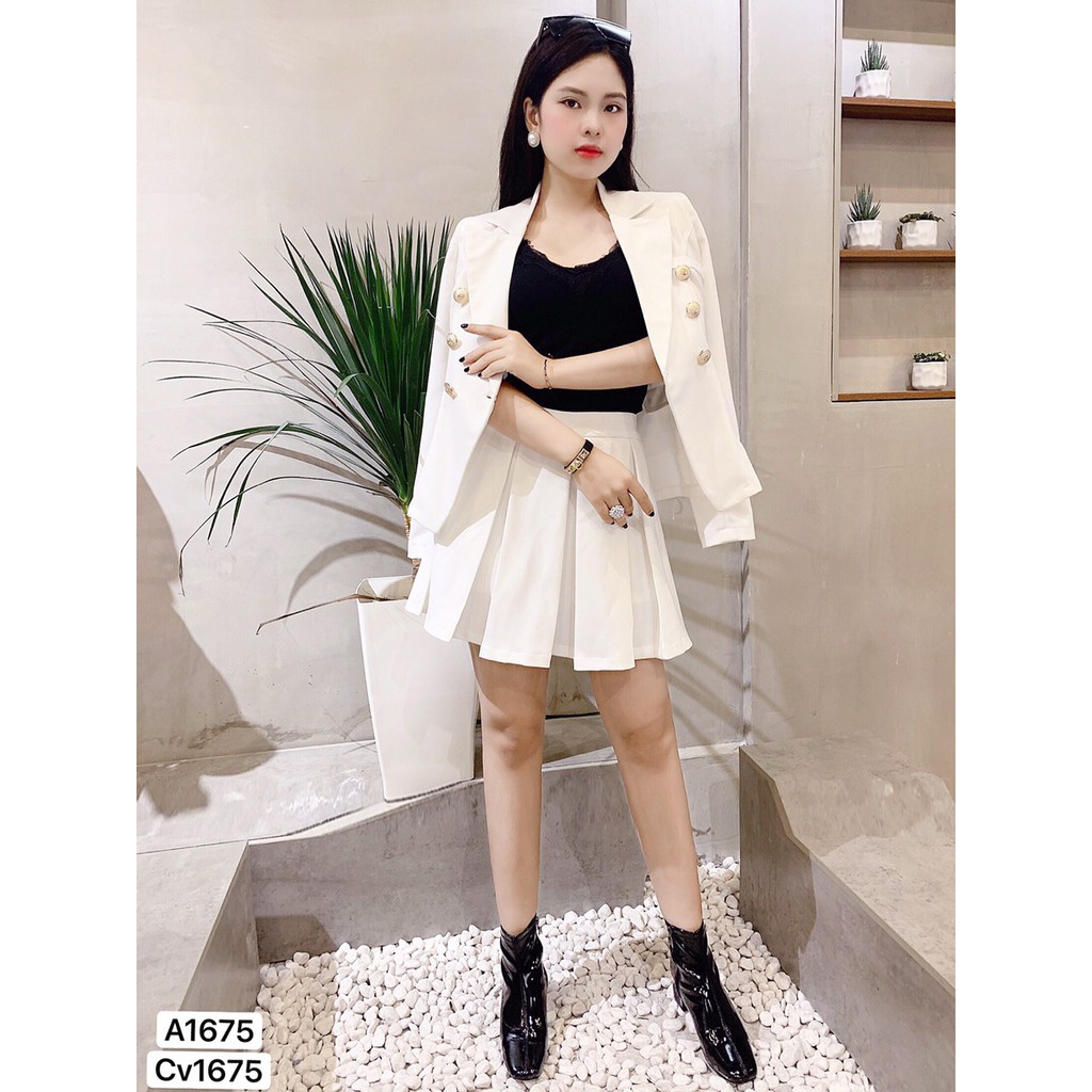 Áo vest trắng A1675 - Đẹp Shop DVC (Kèm ảnh thật trải sàn do shop tự chụp) | BigBuy360 - bigbuy360.vn