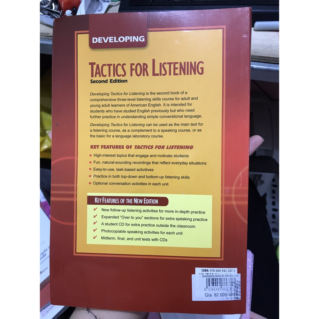 Sách - Tactics for listening - Luyện nghe tiếng anh (kèm đĩa CD)