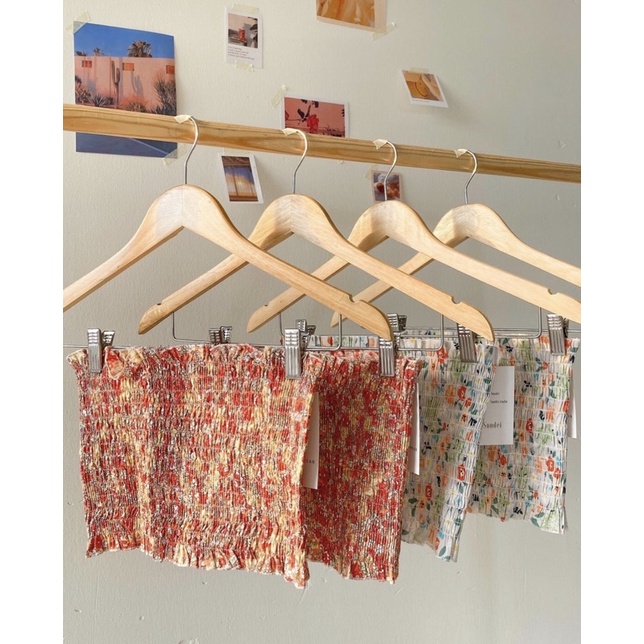 SUNDEI Áo ống croptop họa tiết hoa nhí/ Floral Tube | BigBuy360 - bigbuy360.vn