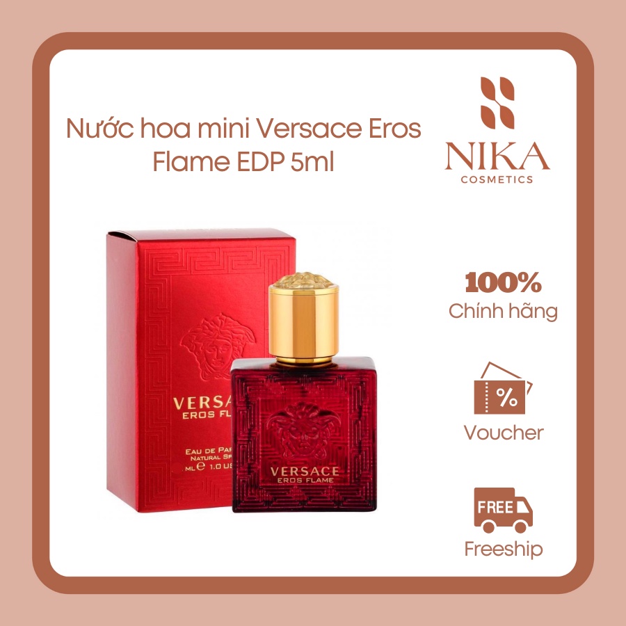 Nước hoa mini Versace Eros Flame EDP 5ml [Nika Story]