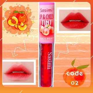(gg2) [Ban si] [Sỉ-Rẻ] Son Juicy Peach Tint Sasimi lì, bám môi, mịn môi Thái Lan – KB346 [Lẻ-Sỉ] HN