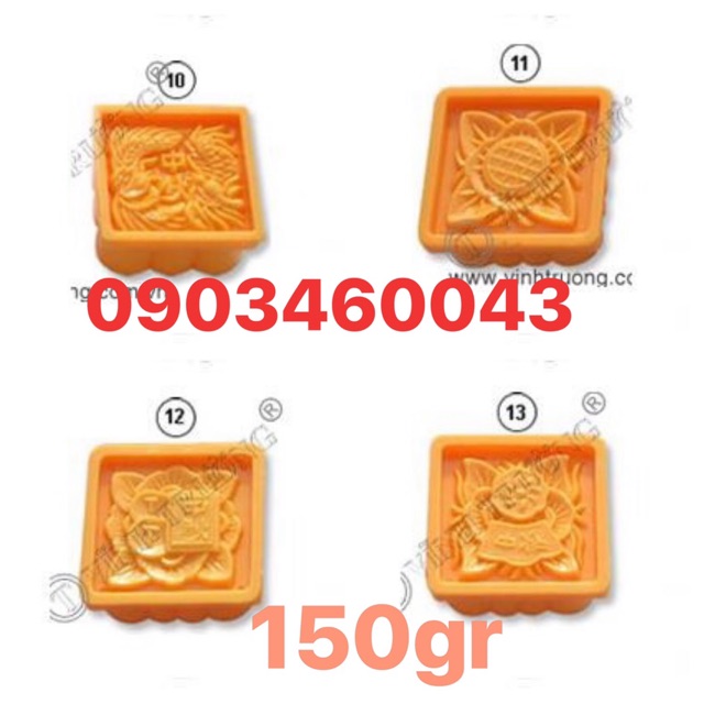 Khuôn bánh Trung thu nhận 150gr nhựa cao cấp Vĩnh Trường