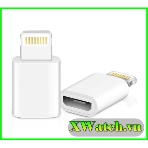 Đầu Chuyển Đổi Từ Cổng Micro USB / Type C Sang Lightning Cho Apple