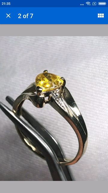 Nhẫn Kim cương vàng