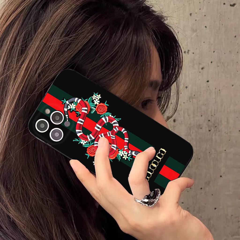 Ốp lưng viền vuông Đen TD195