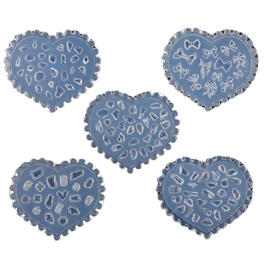 Khuôn Silicone Chạm Khắc Hoa 3D Trang Trí Móng Nghệ Thuật Cho Nữ|Khuôn Silicone Tạo Hình Trang Trí Móng Tay