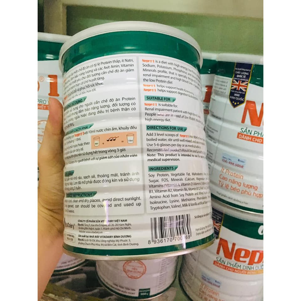 Sữa Nepro số 1 900g, dành cho người suy thận (ĐẢM BẢO CHECK MÃ CHUẨN) #7