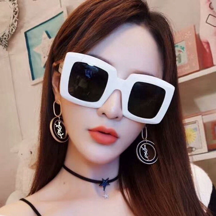 Kính Mát Gọng Vuông Lớn SAMJUNE Thời Trang Cho Nữ