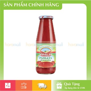 Date 7/25 - Sốt cà chua xay dạng sệt Passata Di Pomodoro Divella 680gr