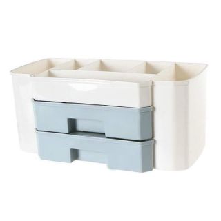 Kệ mỹ phẩm nhựa 2 tầng