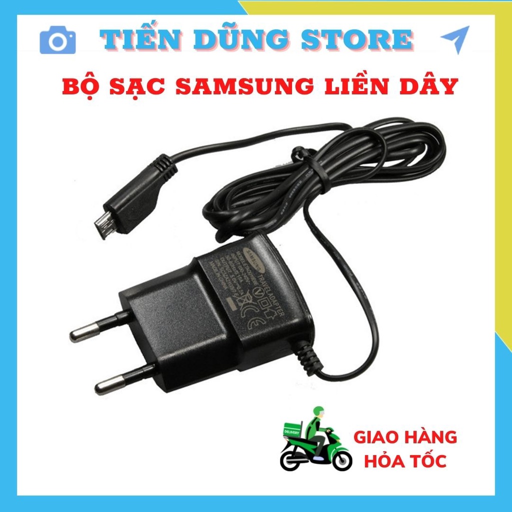 Bộ sạc liền dây chân SAMSUNG NOKIA Micro cho điện thoại máy tính bảng và các thiết bị khác
