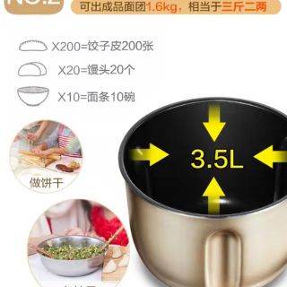 Máy nhồi bột Bear 3,5L HMJ-A35A1