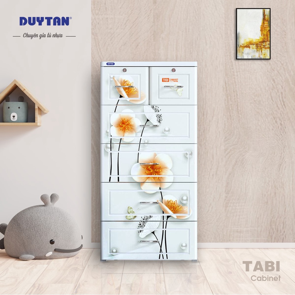 Tủ nhựa 5 tầng Duy Tân Tabi - 4 màu (60 x 48 x 124 cm)