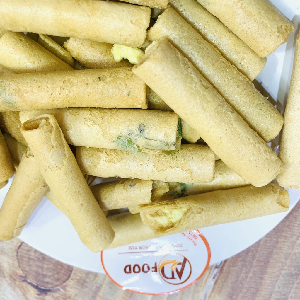 500gr bánh ống ngò nhân kem thơm ngon bỗ dưỡng