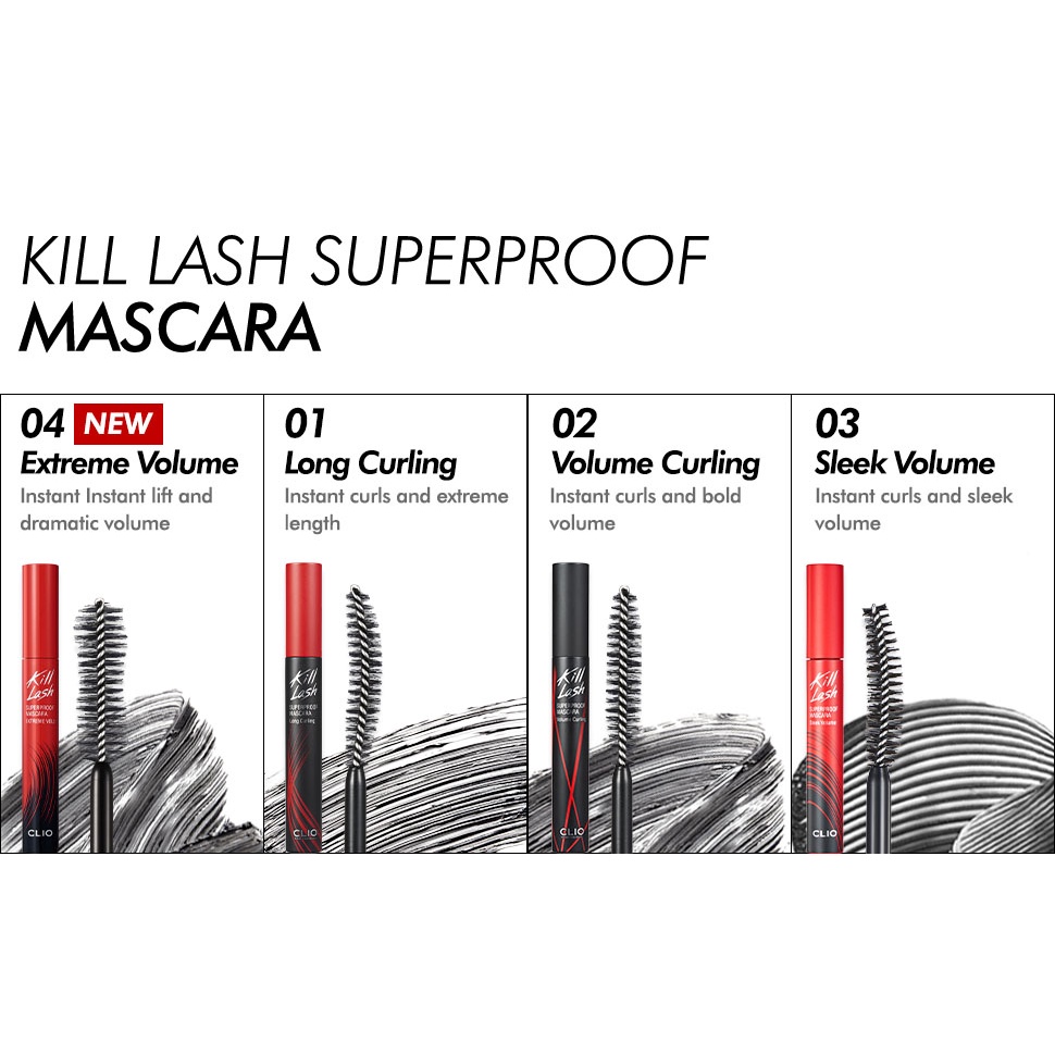 Chuốt Mi CLIO Kill Lash Superproof Mascara 7g
