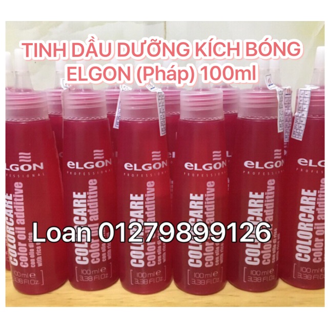 TINH DẦU KÍCH BÓNG MÀU THUỐC NHUỘM VÀ DƯỠNG TÓC ELGON