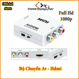 Bộ chuyển AV sang HDMI, chuyển từ cổng av ra cổng hdmi bảo hành 6 tháng .Offical Store