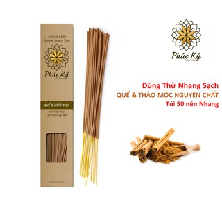 Chỉ 15k để dùng thử  - Túi 50 cây Nhang Quế Trà Bồng - NHANG SẠCH 100 % MÓN QUÀ TỪ THIÊN NHIÊN