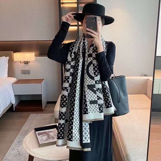 Khăn Quàng Cổ fullbox khăn choàng len dạ ép lông cừu cashmere 65x180cm mùa đông quà tặng sang trọng lịch sự