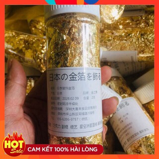[Hàng Kiểm Định] Lá dát vàng khiến cho bánh - lá vàng thực phẩm Hàng ý Giá Sỉ