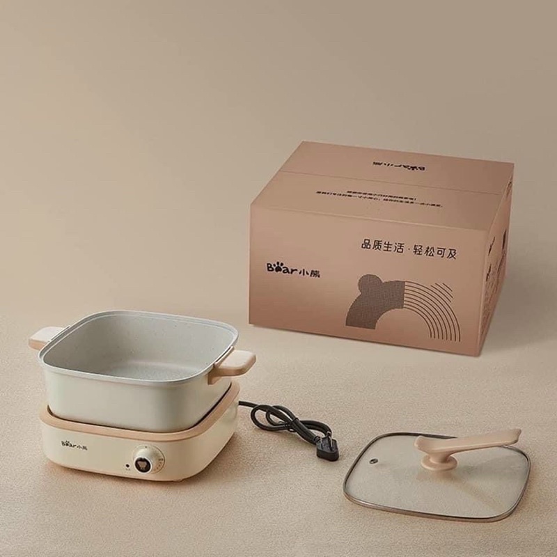 Nồi lẩu điện đa năng Bear DHG-C40M1 dung tích 4L bảo hành 12 tháng