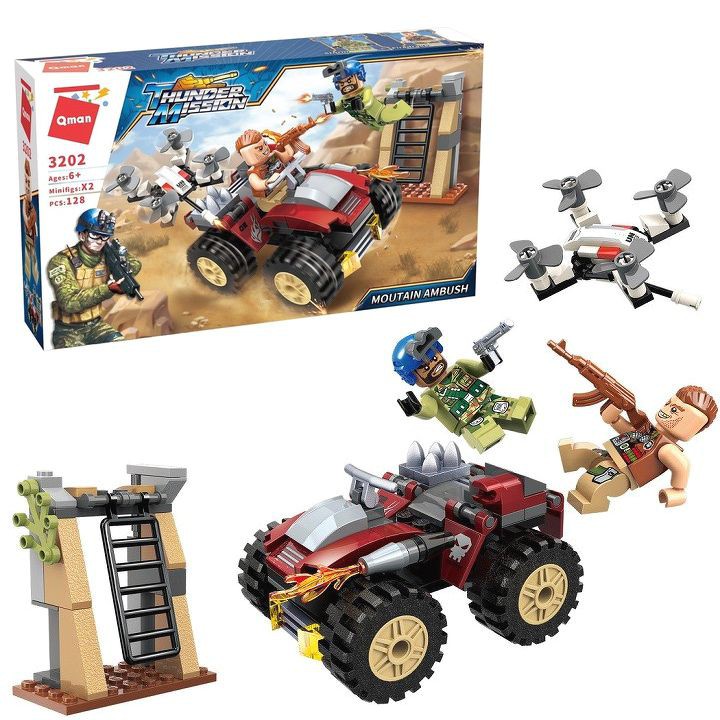 Lego -  Enlighten Qman 3202 ( Xếp Hình Nhiệm vụ sấm sét 128 mảnh )