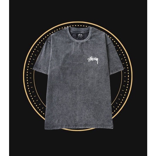 Áo thun Unisex Stüssy Xúc Xắc Màu Sắc Trắng