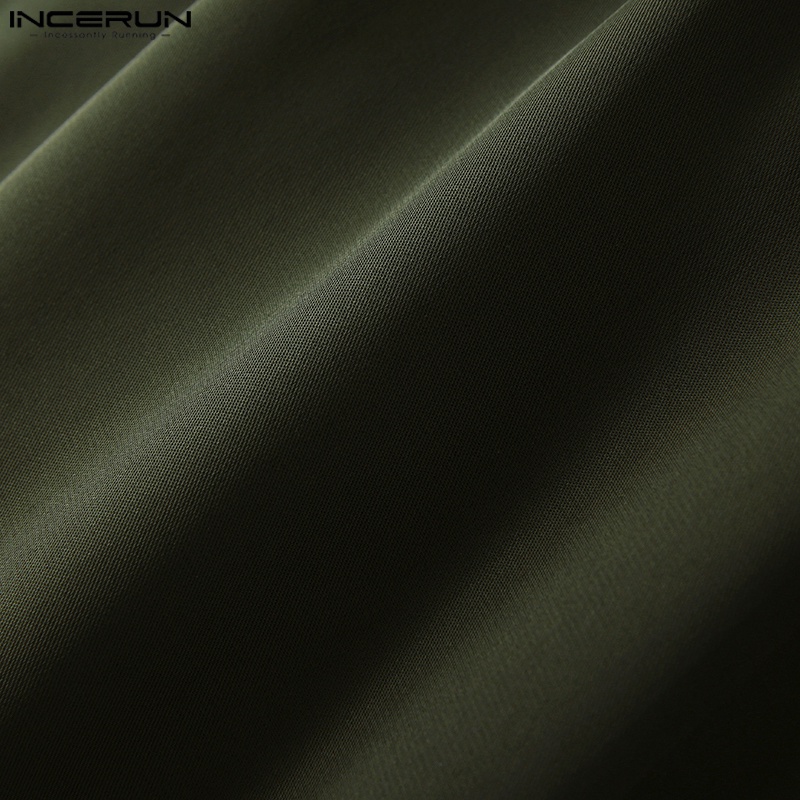 Quần dài INCERUN ống đứng phong cách cơ bản cho nam